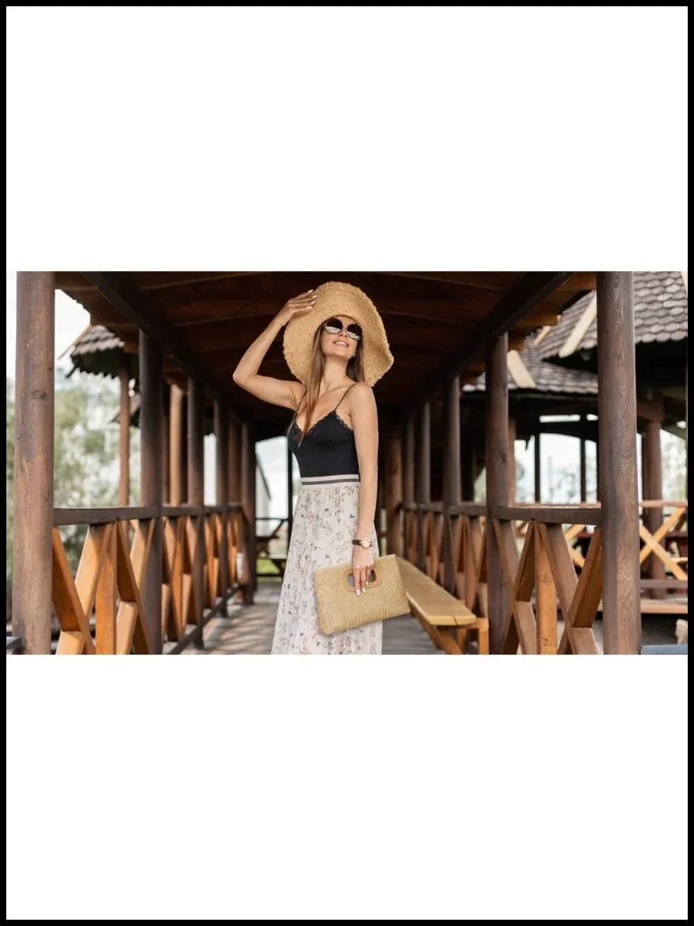 Straw Clutch Bag Woven Beach Shoulder Crossbody Raffia Handbag Summer Tote